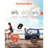 Dog Bike Trailer, Supports up to 88 lbs, Pet Cart Bicycle Carrier for Small & Large Dogs, Easy Folding Frame with Quick Release Wheel