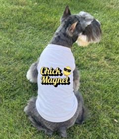 Chick Magnet Dog Shirt - White (Option: 3X-Large)