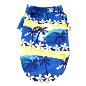 Hawaiian Camp Shirt - Catching Waves (Option: Large)