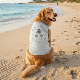 Myrtle Beach, SC Dog Shirt - Gray (Option: Large)