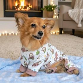 Soft Dog Pajamas - Sloths (Option: Large)