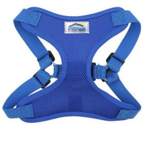 Wrap and Snap Choke Free Dog Harness by Doggie Design - Cobalt Blue (Option: Large)