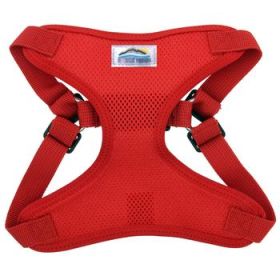 Wrap and Snap Choke Free Dog Harness by Doggie Design - Flame Red (Option: Large)