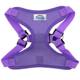 Wrap and Snap Choke Free Dog Harness by Doggie Design - Paisley Purple (Option: Large)