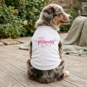Lil Princess Dog Shirt - White (Option: X-Small)