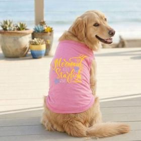 Mermaid Kisses Starfish Wishes Dog Shirt - Carnation Pink (Option: Small)