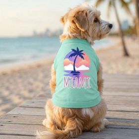 Miami Dog Shirt - Teal (Option: Small)
