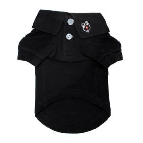 Solid Dog Polo - Jet Black (Option: Small)